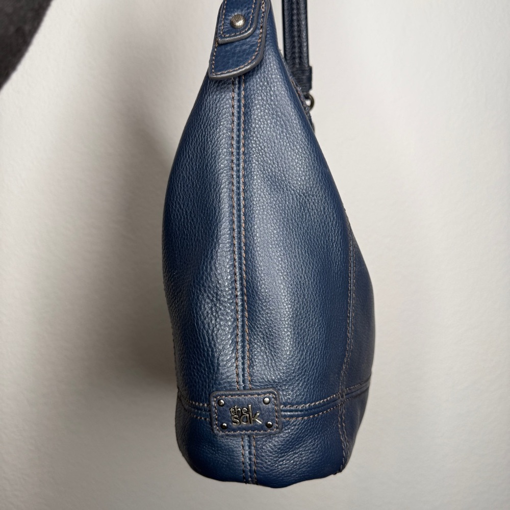 The Sak Sequoia Indigo Leather Shoulder Bag OS - Picture 9 of 13